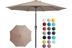 JEAREY 9FT Patio Umbrella: Unparalleled Sun Protection and Style for Your Outdoor Paradise