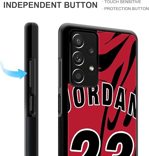 Miniatura 3 de Funda compatible con Samsung Galaxy A32 5G, regalo para fanáticos del baloncesto 0B02, diseño de patrón de lujo para hombres y niños, funda