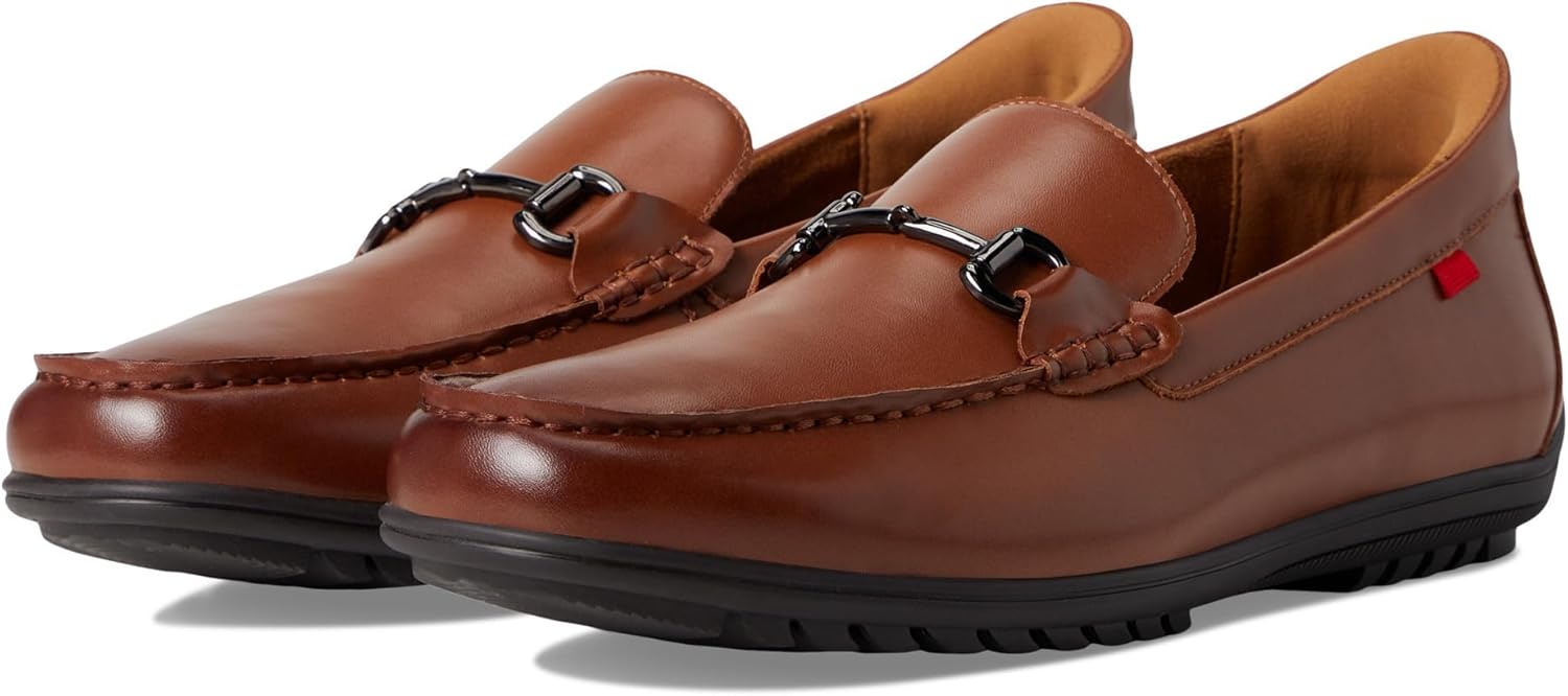 Marc Joseph New York Men's Casual Hands Free Slip on Buckle Loafers