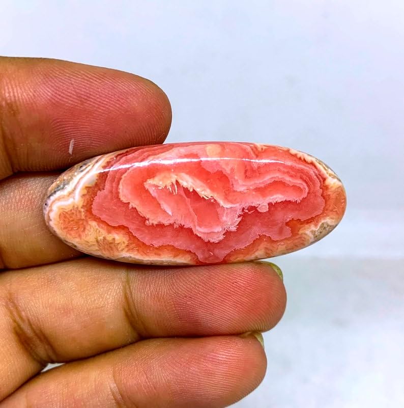 Rhodochrosite naturelle cabochon parfait pour remplacer vos pierres cassées
