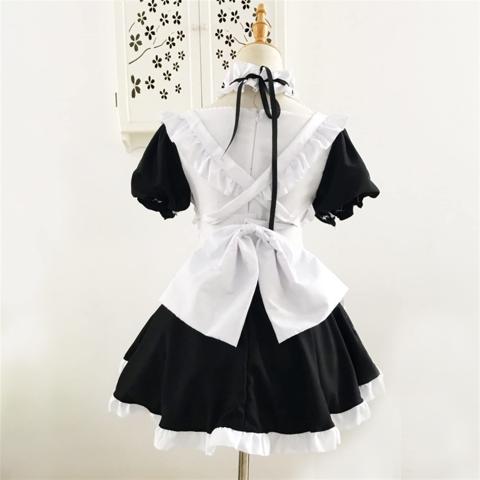 Amazon.co.jp: メイド服コスプレ衣装女性セクシーなエプロンドレス