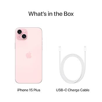 Apple iPhone 15 Plus (128 GB) - Pink : Amazon.in