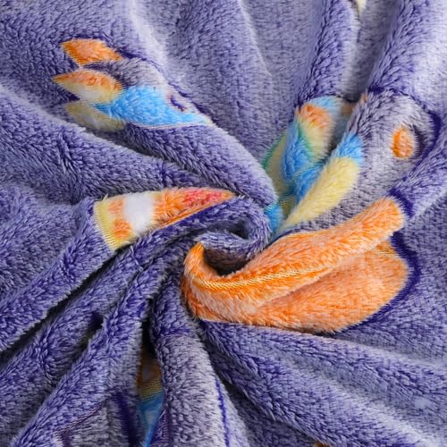 Image of Story@Home Glow AC Blankets for Kids | Lightweight AC Warm Blanket for Children | Kids Blanket 0-15 Years (200 x 150 cm) | Soft Fleece, Cozy All-Season Radium Blanket for Boys & Girls - Space Theme