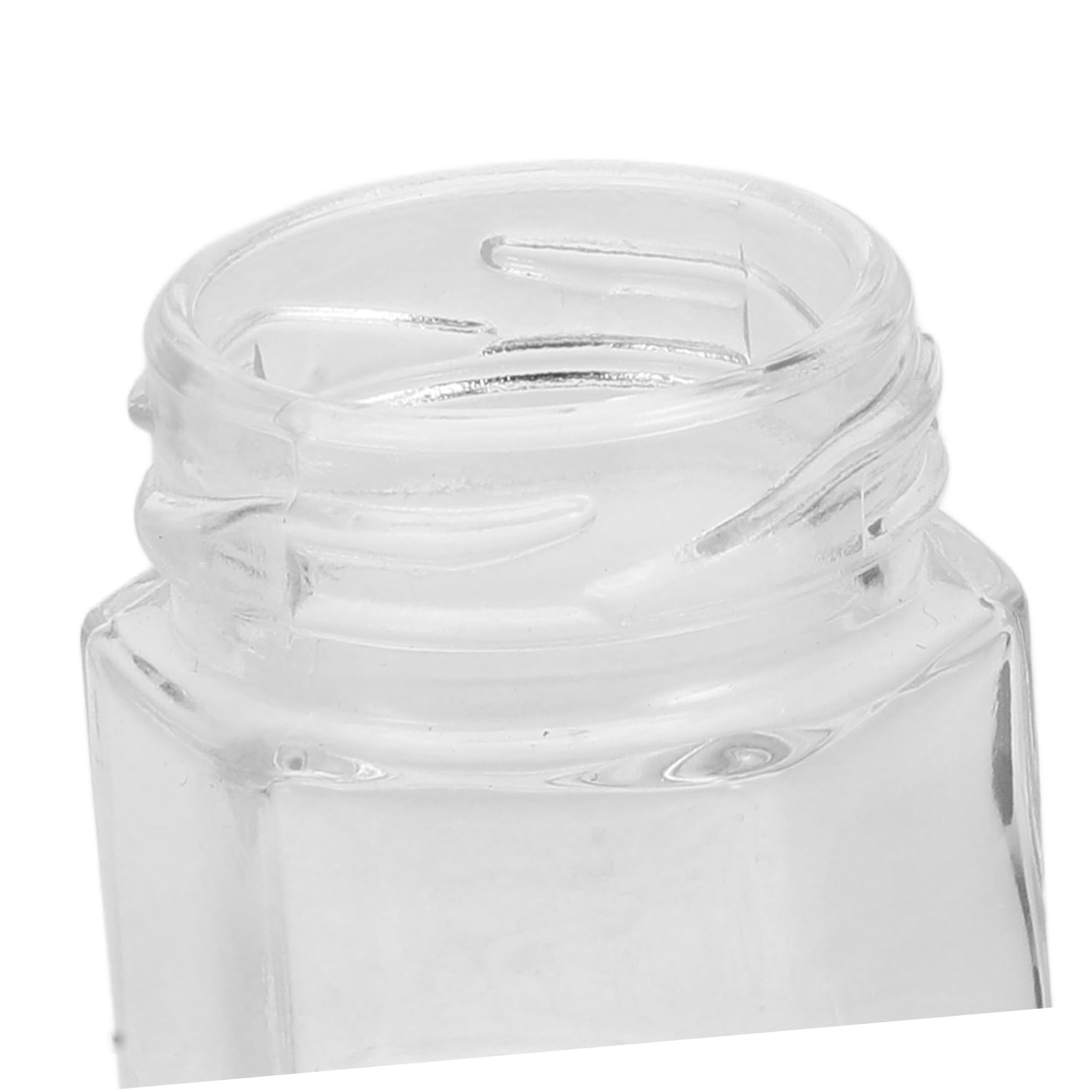 Vasetti di Vetro Esagonali da 45ml, 20 Set con Mestolo di Legno
