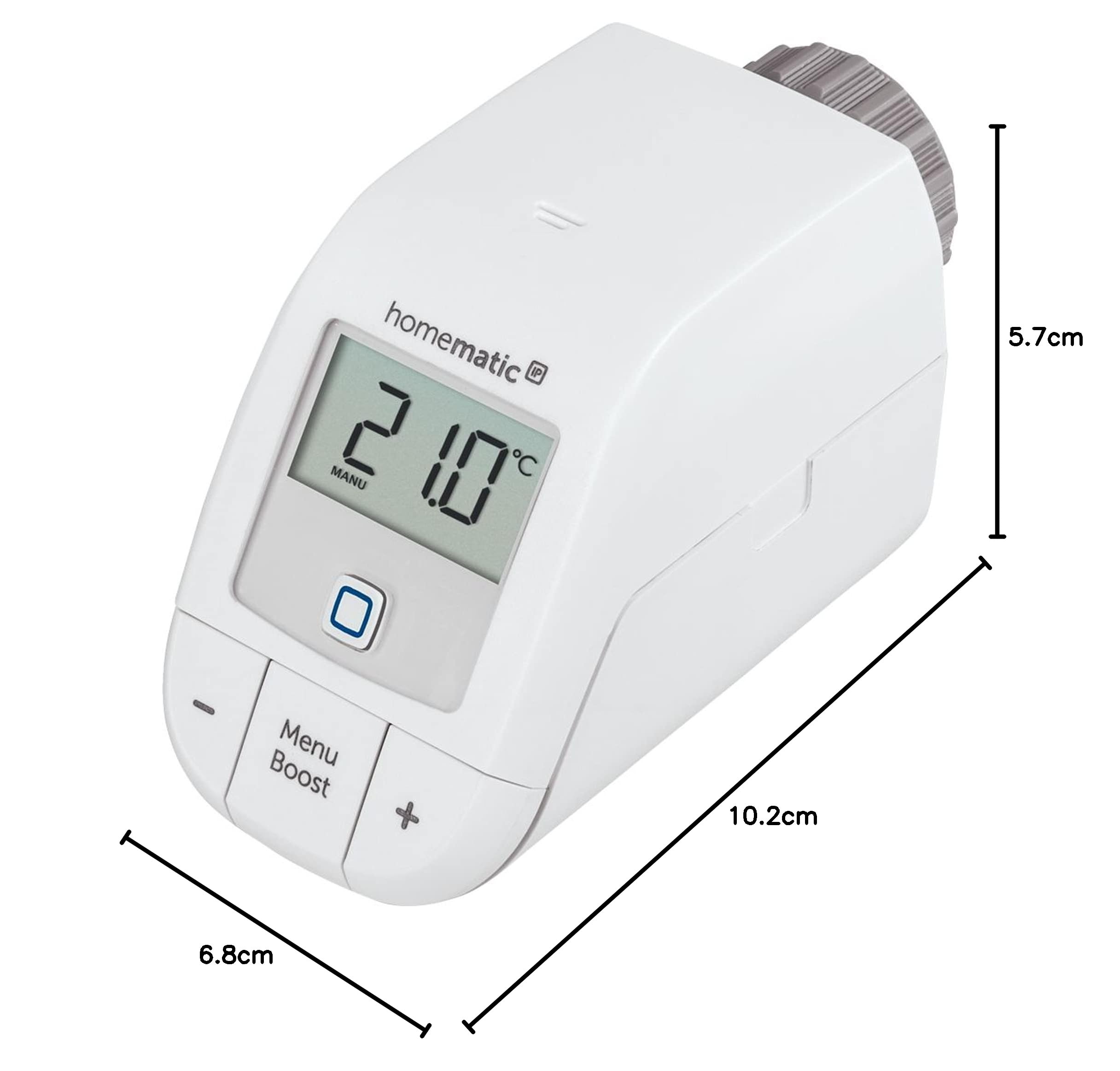 Homematic IP Smart Home Starter Set Heizen, Digitale Steuerung für Heizung mit oder ohne App, Alexa, Google Assistant, einfache Installation, Energie sparen, Thermostat, Heizungsthermostat, 156537A0