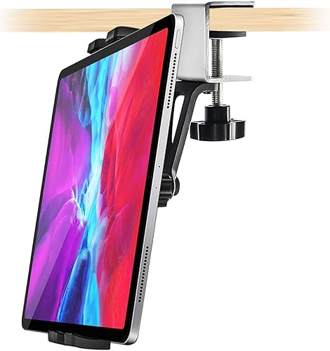 woleyi Soporte para tablet de armario de cocina, fácil de instalar debajo del gabinete para iPad Pro/Air/Mini, Galaxy Tab/Z Fold, Fire HD, Surface