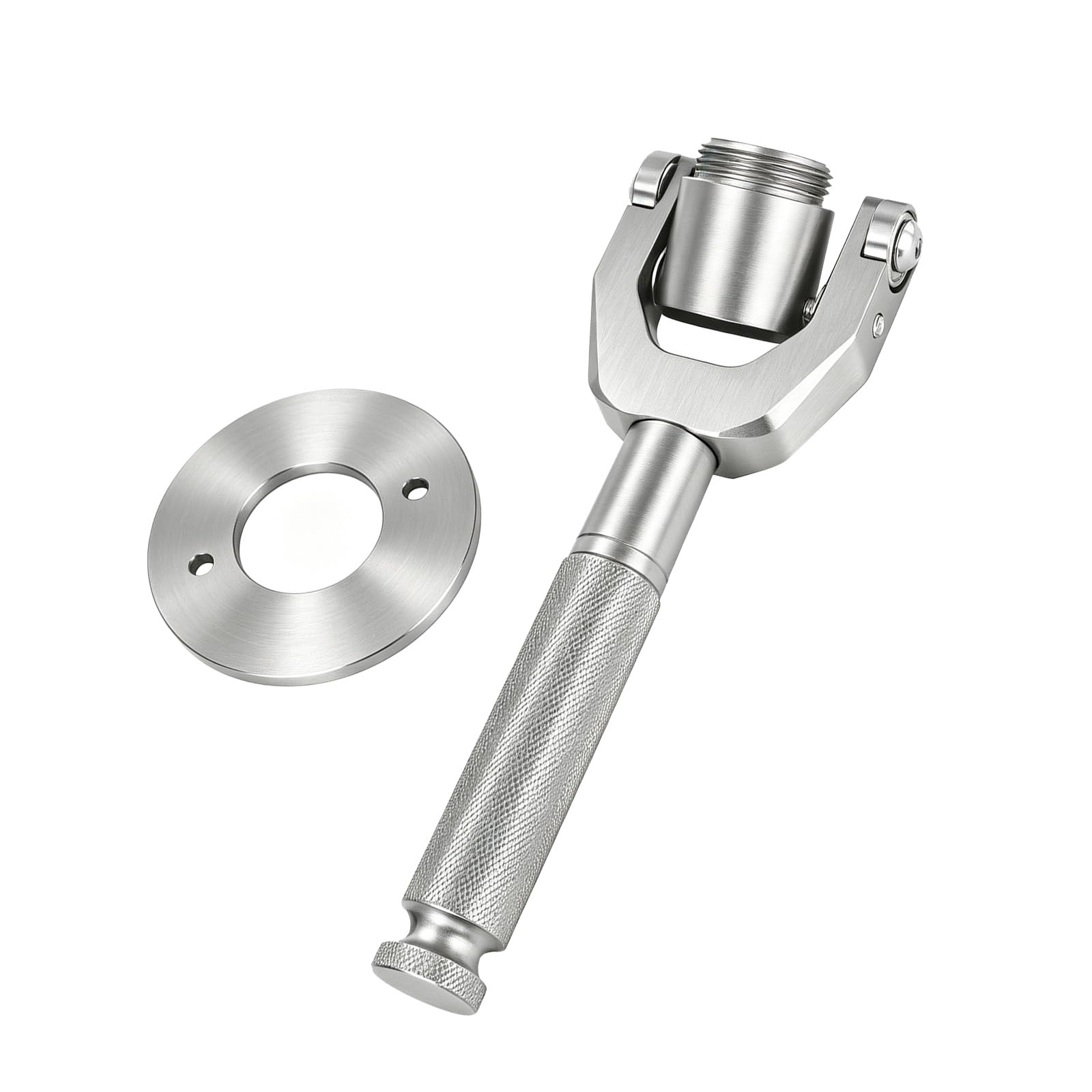 Set servizio cintura UTV, Silver | Dispositivo accesso alla frizione in lega, impugnatura testurizzata, disco adattatore, disponibilità per la
