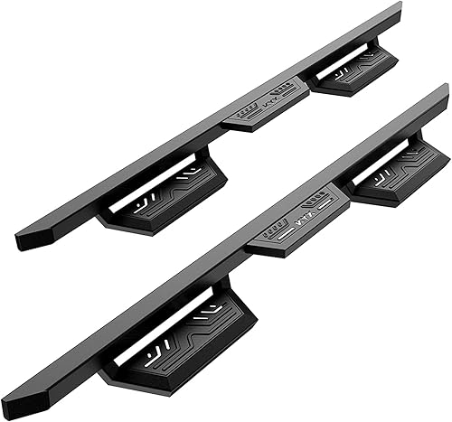 KYX Estribos para Silverado 1500Sierra 1500Sierra 15002007-2019 SilveradoSierra 2500HD 3500HD de doble cabina extendida escalones laterales Nerf