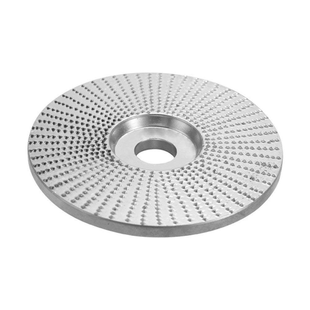 Hochwertige Holzschleifscheibe Drehscheibe Schleifen Holzschnitzwerkzeug Schleifscheibenwerkzeuge für Winkelschleifer 16/22,2 mm Bohrung, flach, 16 mm Bohrung