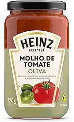 Heinz Molho de Tomate Rústico Oliva em vidro, 320G