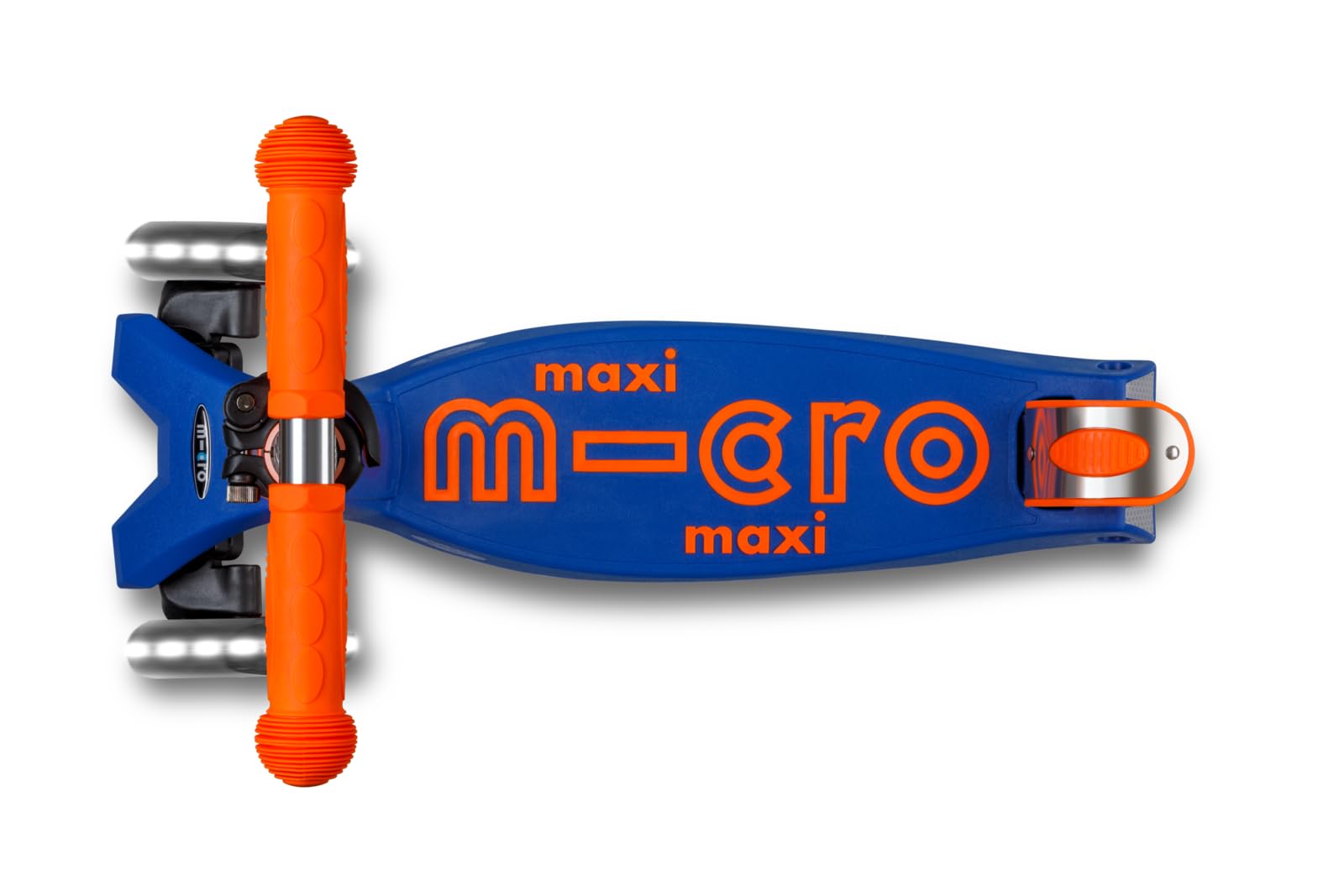 Micro® | Maxi Micro Deluxe Pieghevole LED Monopattino 3 Ruote Bambini | Altezza Regolabile | Ruote con Illuminazione a LED | Cuscinetti ABEC9 | 5-12 Anni | Ragazzi e Ragazze