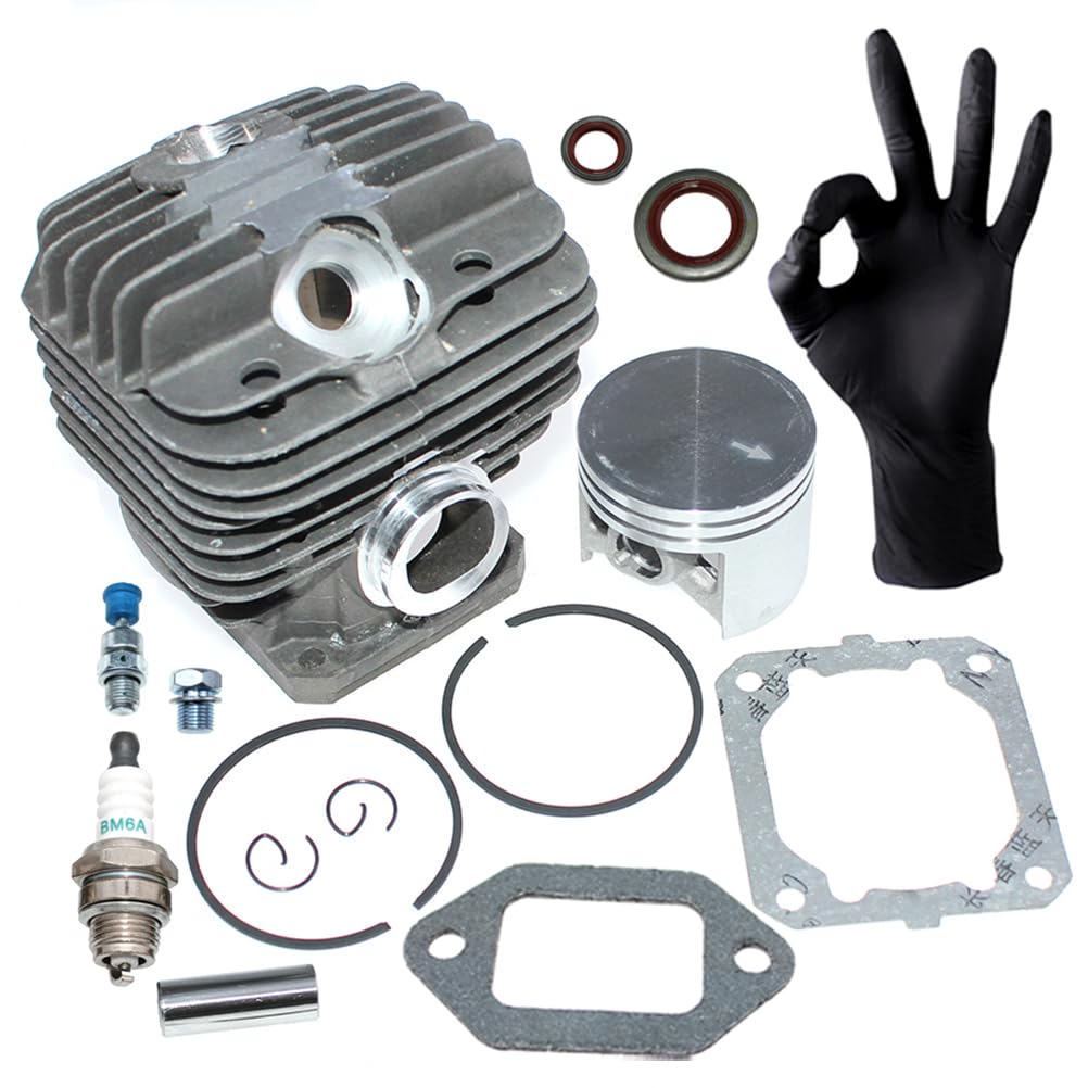 ICOOYO Cylinder Piston Kit With 10mm Pin For Stihl 044 044C 044W 044R MS440 MS440C MS440D MS440M MS440N MS440R MS440V MS440W MS440Z