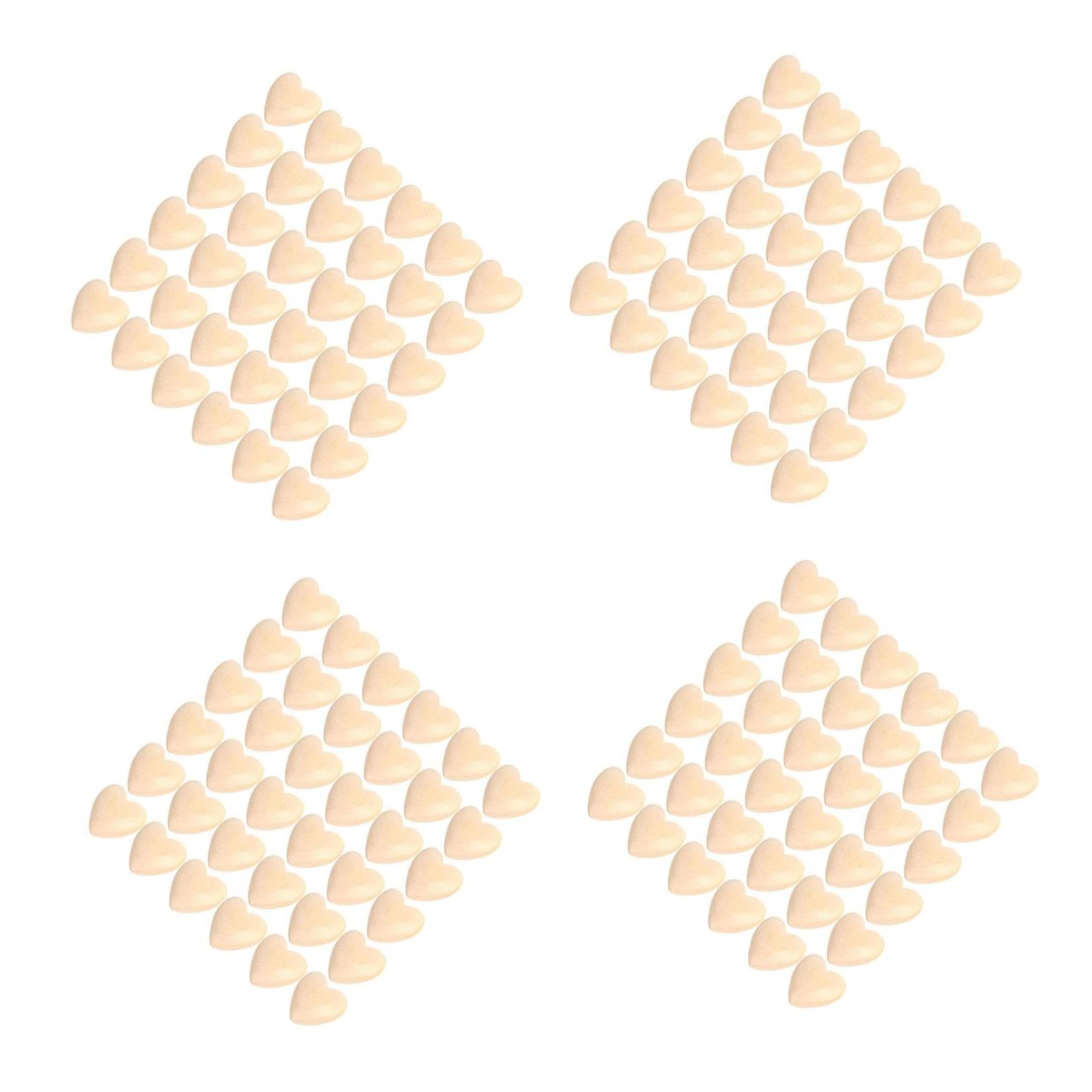 ABOOFAN 200stücke Unbehandelte Holzherzperlen Für Schmuckherstellung Herzform Bastelmaterial Für Valentinstag Deko Und Naturmaterialien Für Kreative Projekte