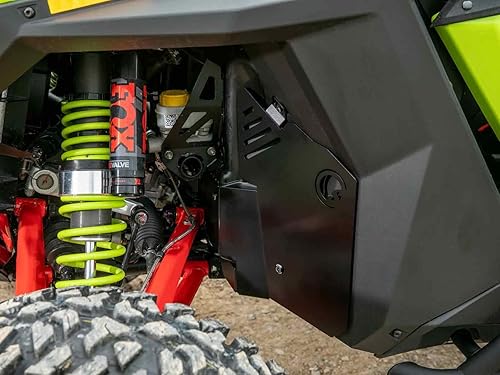 Miniatura 5 de SuperATV Protectores de guardabarros interiores negros resistentes para Polaris RZR Pro R/Turbo R 2022-2024 | 1 par | Chapado en aluminio de 1/8