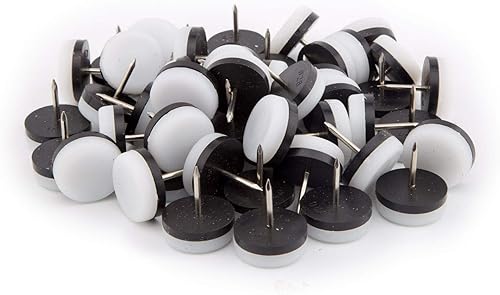 Miniatura 1 de ULIFESTAR - 50 almohadillas redondas para muebles, deslizadores deslizantes para alfombras, almohadillas antideslizantes para muebles, protectores