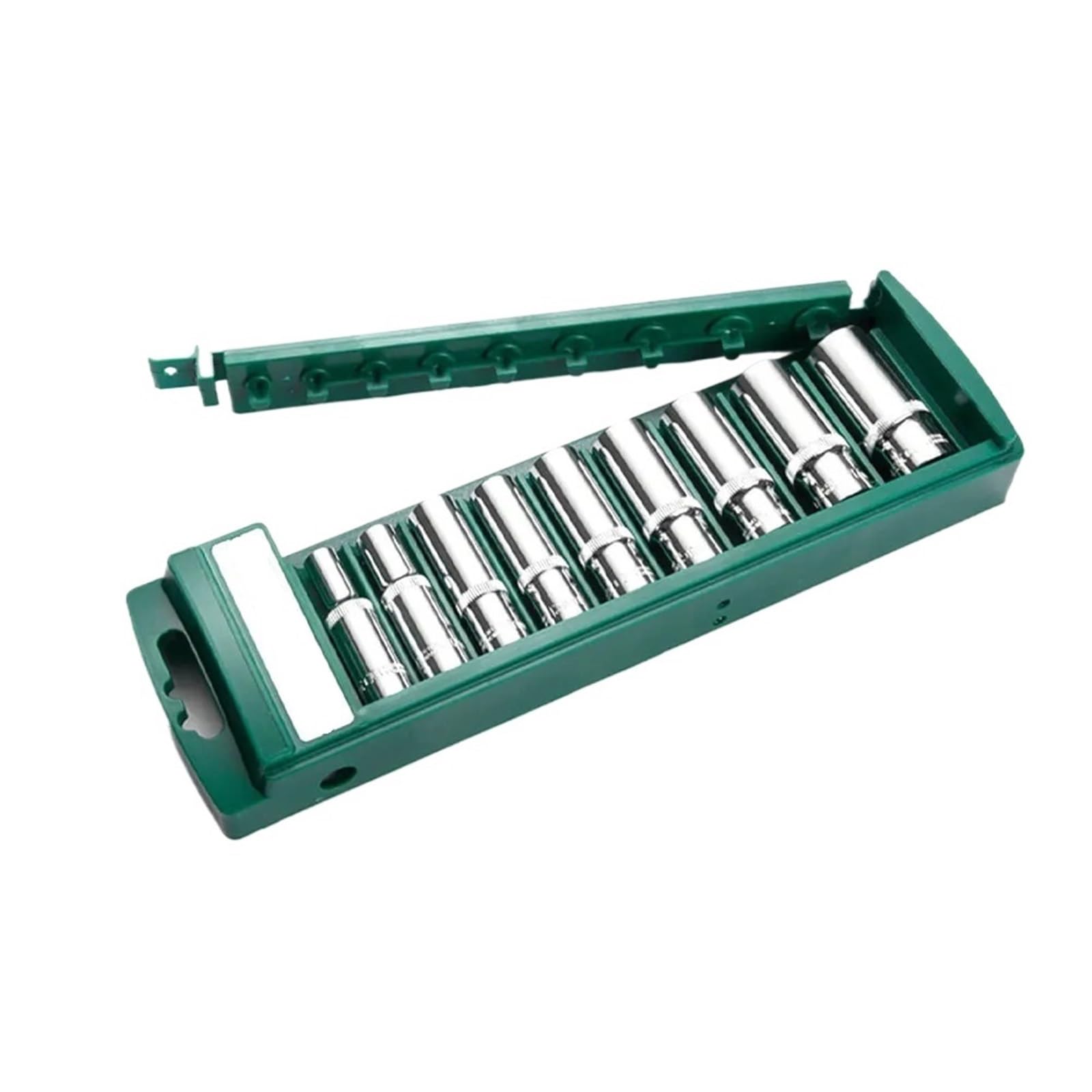 Puntas De Atornillar Juego de llaves de tubo hexagonales de 6, 9 y 10 piezas, 1/4, 3/8 y 1/2, llave de tubo corta y larga, llave de tubo profunda, herramienta de trinquete con soporte Para Taladro Elé
