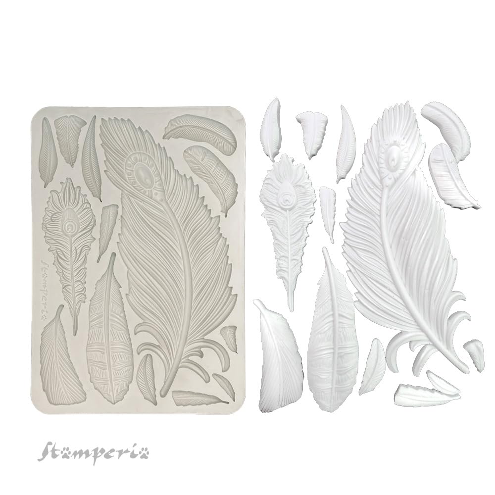 Stamperia KACMA552 Silicone Mould A5, Grey, 14.8 x 21 x 0.7 cm, 14,8 x 21 x 0,7 cm - Image 2