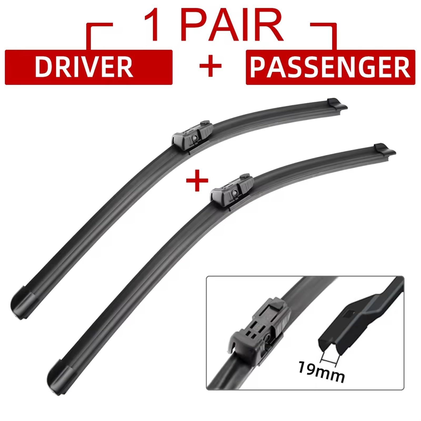Limpiaparabrisas Coche Compatible Con Fiat Para Tipo 356 2015 2016 2017 2018 2019 Accesorios Para El Coche Escobillas Limpiaparabrisas Delanteras Limpiaparabrisas Piezas Para Automóviles 26" + 16"