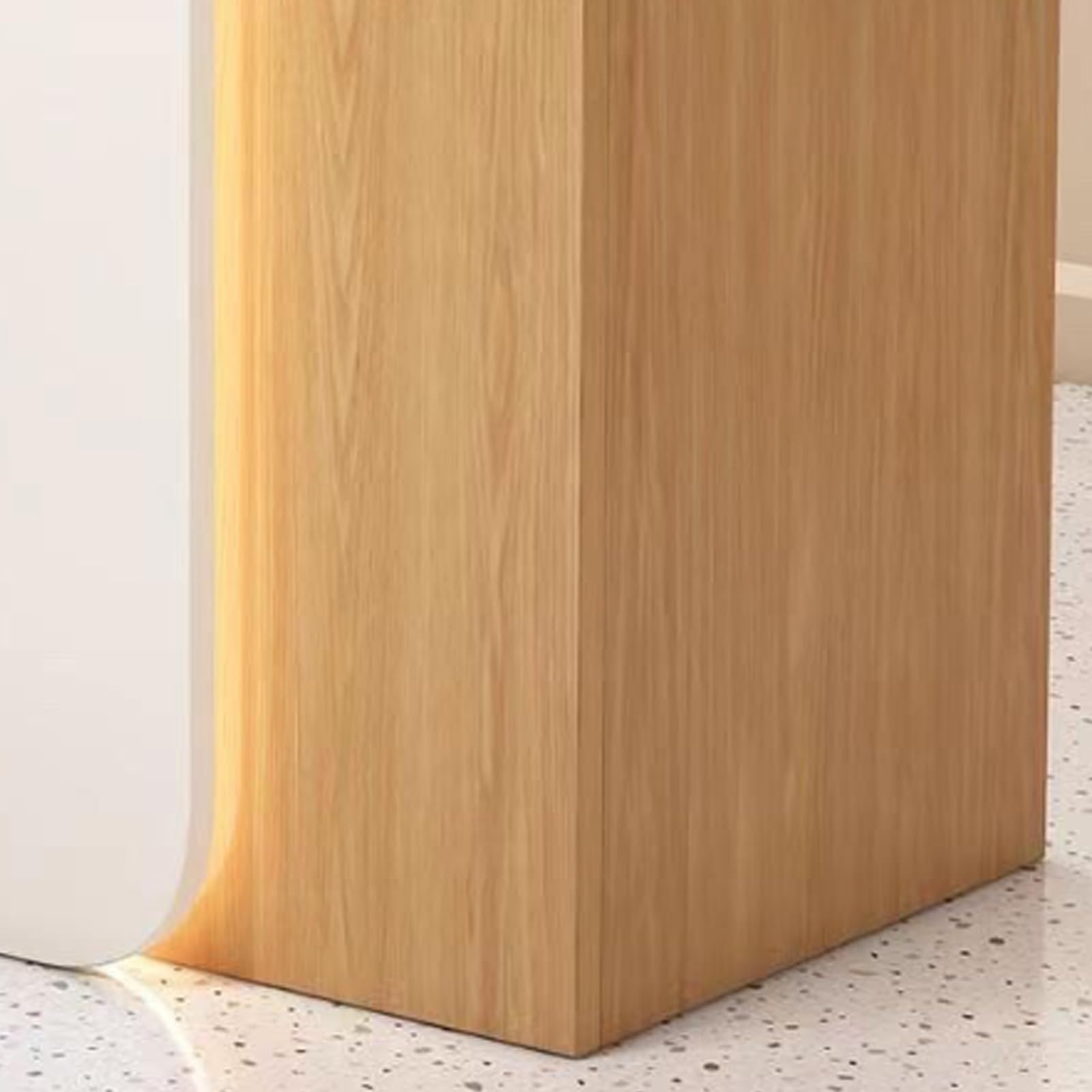 Wysokiej jakości kasa LED z zamykaną szufladą, wodoodporne biurko recepcyjne do biur, sklepów i holu (100-80-40 cm) - bezpieczny i stylowy design