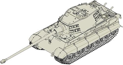 Trumpeter alemán King Tiger (Herschel torreta) con 105mm. wk. Armor Kit de modelo