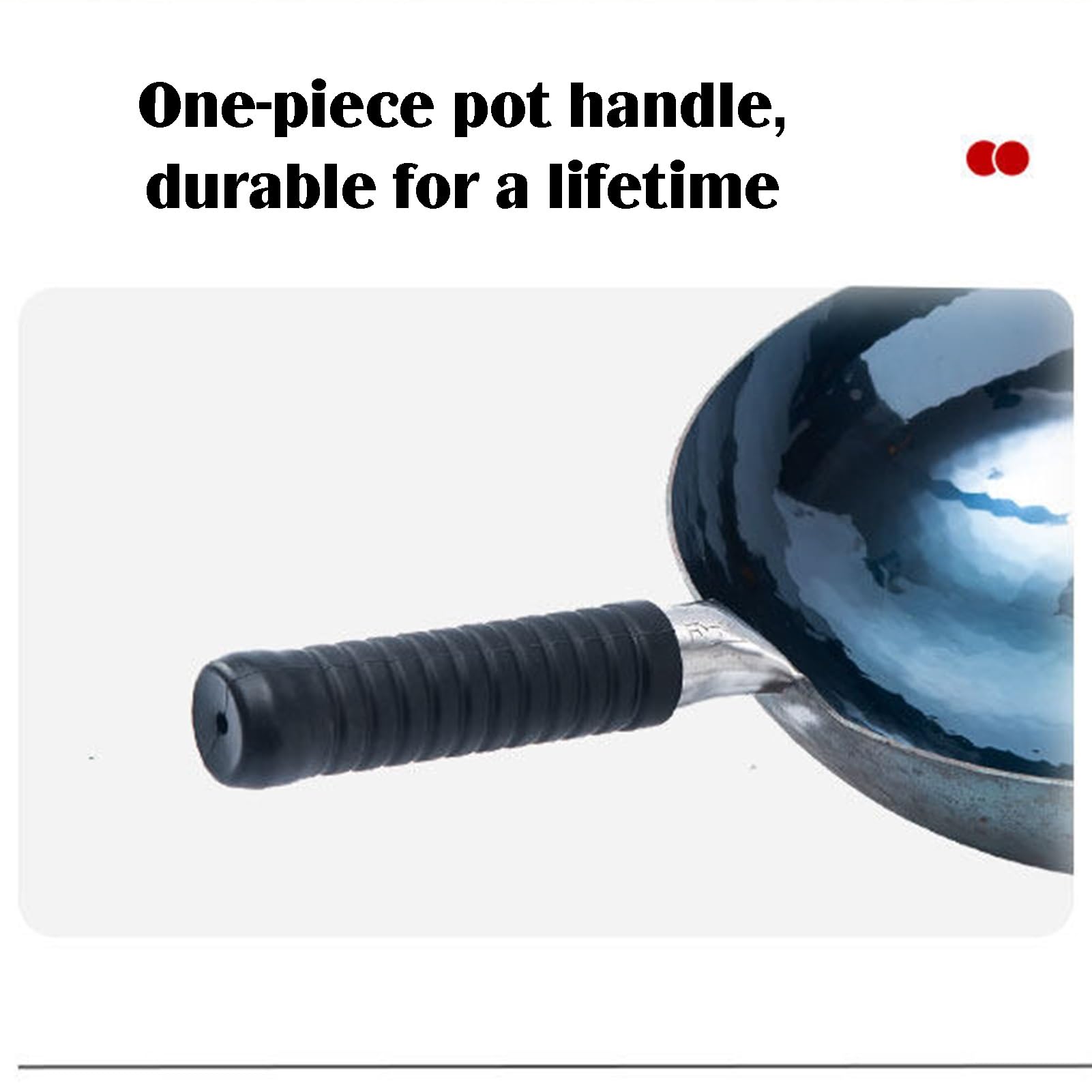 Generico Wok, In Ferro Da 30-40 Cm Con Coperchio In Vetro, Padella Antiaderente A Fondo Piatto, Maniglia Cool Touch, Funziona Su Tutti I Piani Cottura(38cm)