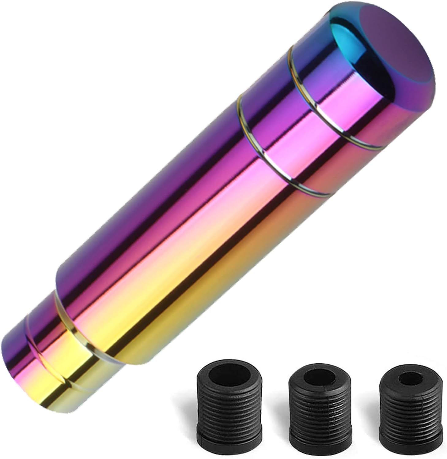 AUTENS 13CM Aluminum Weighted Shift knobs, Long Stick Universal Gear Shifter Knobs