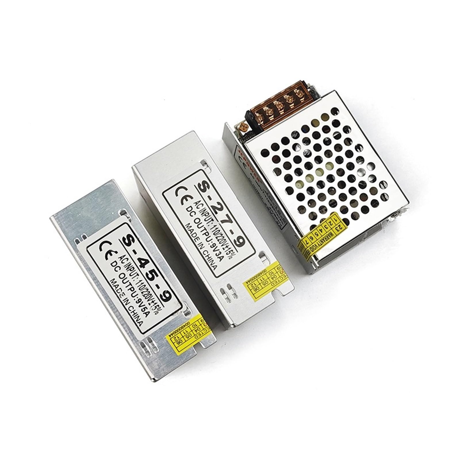 PWANUIGTE 9V 2A 3A 5A Switching Power Supply Ac Dc 9v Transformer 220v to 110v Source Adapter 18w 27w 45w SMPS Pc Led Driver