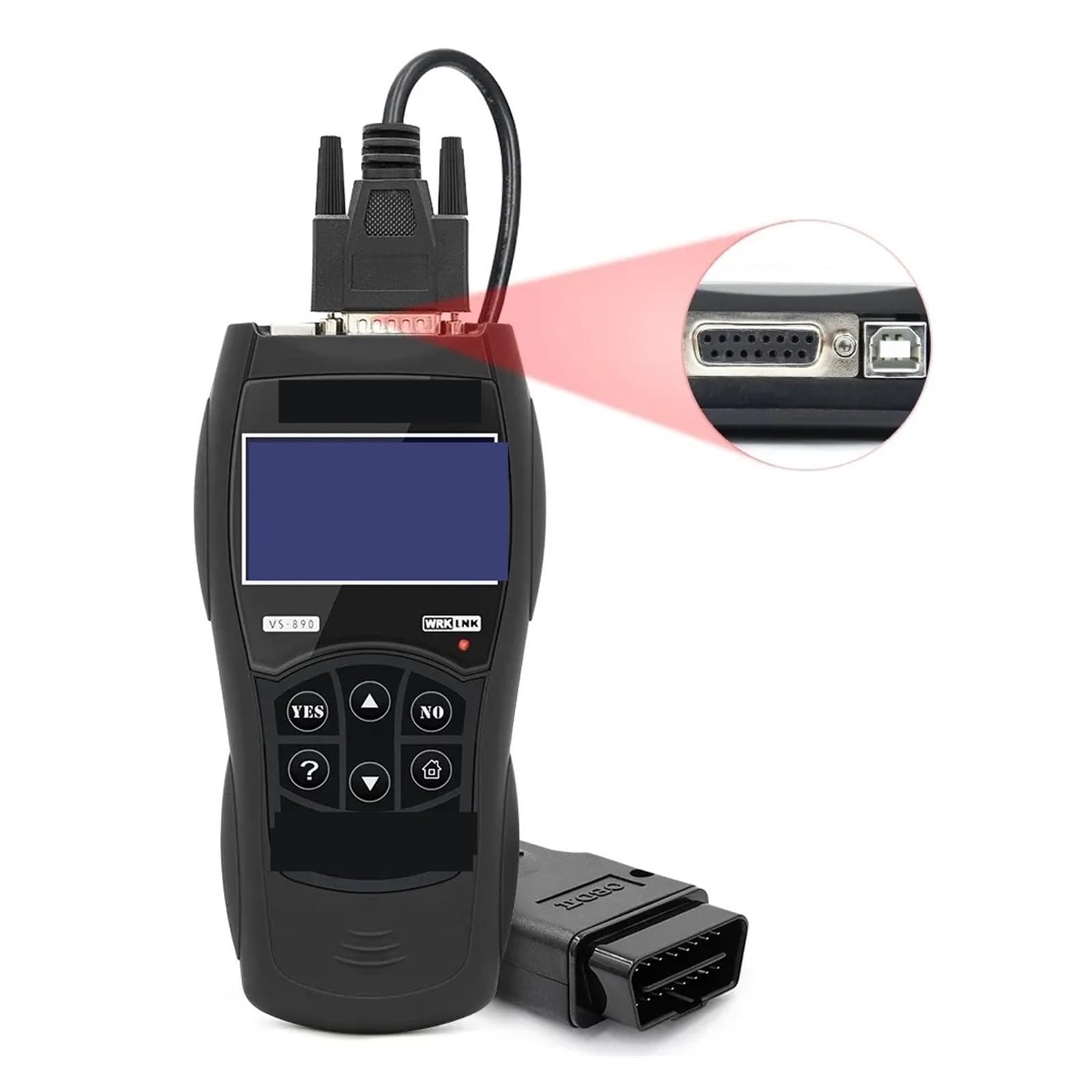 Skaner Diagnostyczny VS 890 OBD2 Narzędzie VS890 SCAN VS 890 Wielojęzyczny Czytnik Kodów Samochodowych OBD 2
