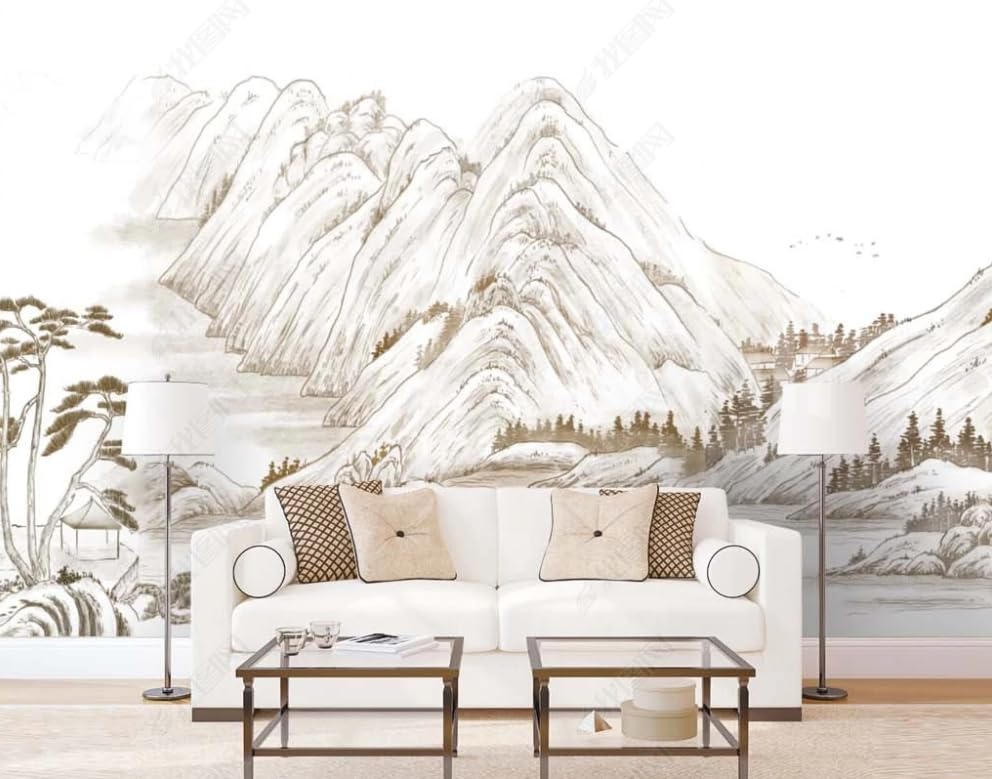 Papier peint intissé paysage 350cm poster géant mural décoration salon