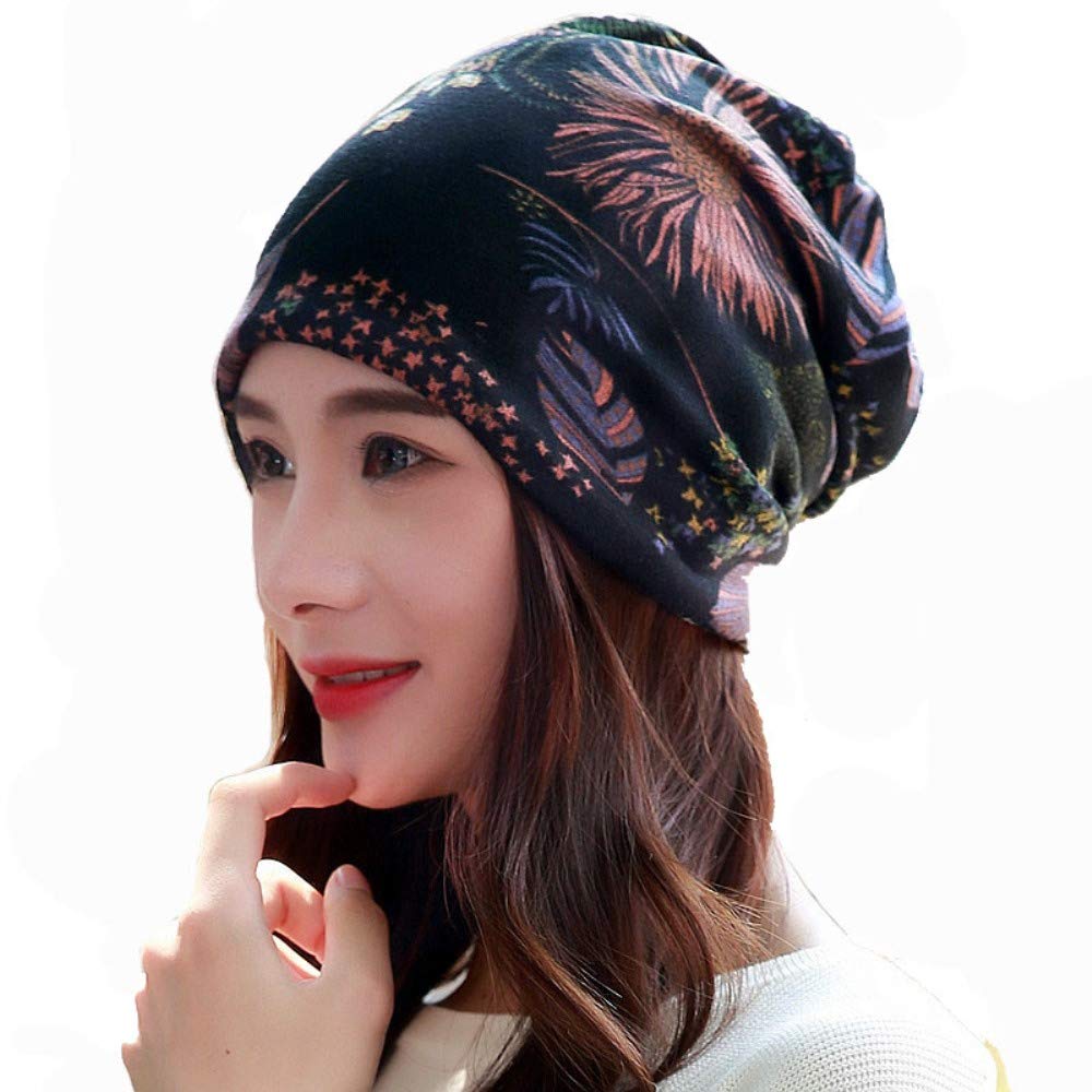 Alexvyan Multicolor Design Ponytail Beanie Winter Cap Bandanas HeadWear Crochet Knit Cap Skull Beanies Warm Caps Female Knitted Stylish Hat For Women's Girls & Ladies Fashion