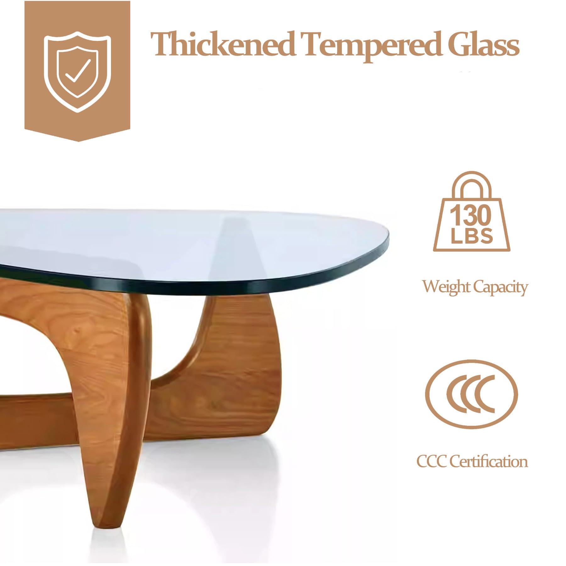 Amazon.com: Glass Coffee Table, Mid Century Modern Coffee Table