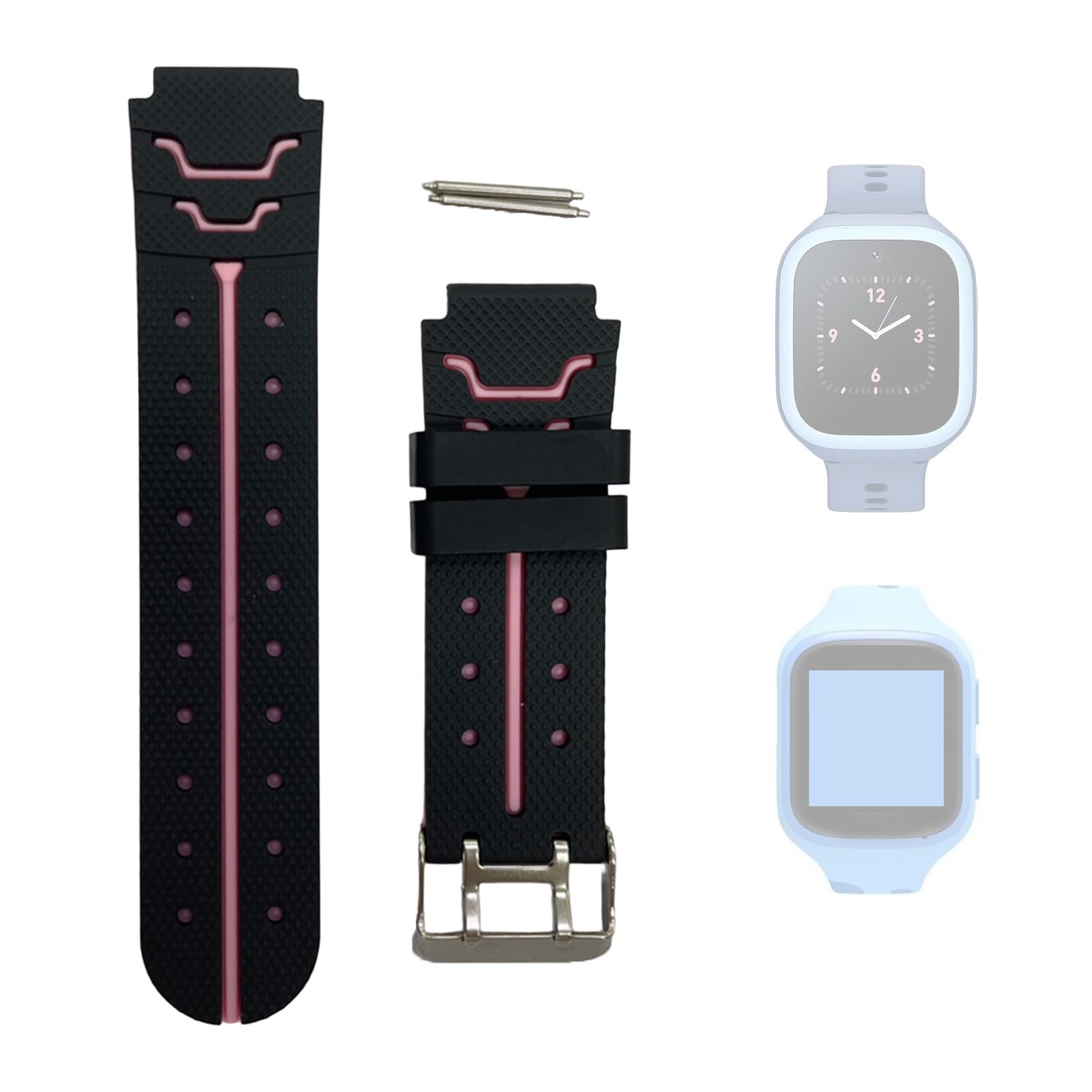 Ywmsfl Kids Watch Strap Watch Band for Kids 16mm Width Watch Strap Kids Watch Blet Rubber Watch Band for Boy & Girls