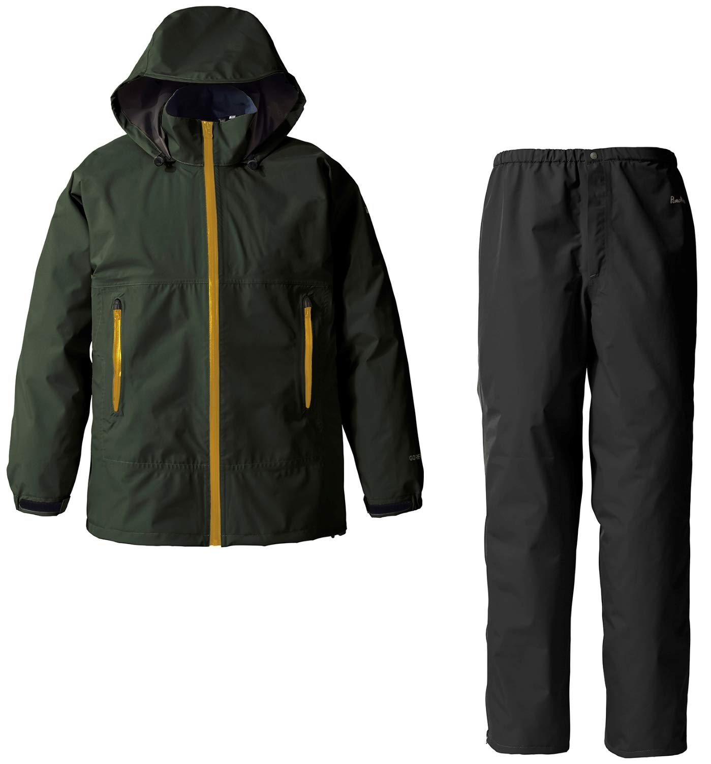 ゴアテックス上下 プロモンテ SR137M L オリーブ 撥水済 Amazon.co.jp: プロモンテ(PuroMonte) メンズ レインスーツ 防水 透湿