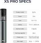 Rouny Handheld Vacuum Cleaner, Cordless Mini Vacuum with Brushless Motor & Aluminum Body, Lightweight Portable Vacuum for Home, Desk & Small Spaces, Type-C