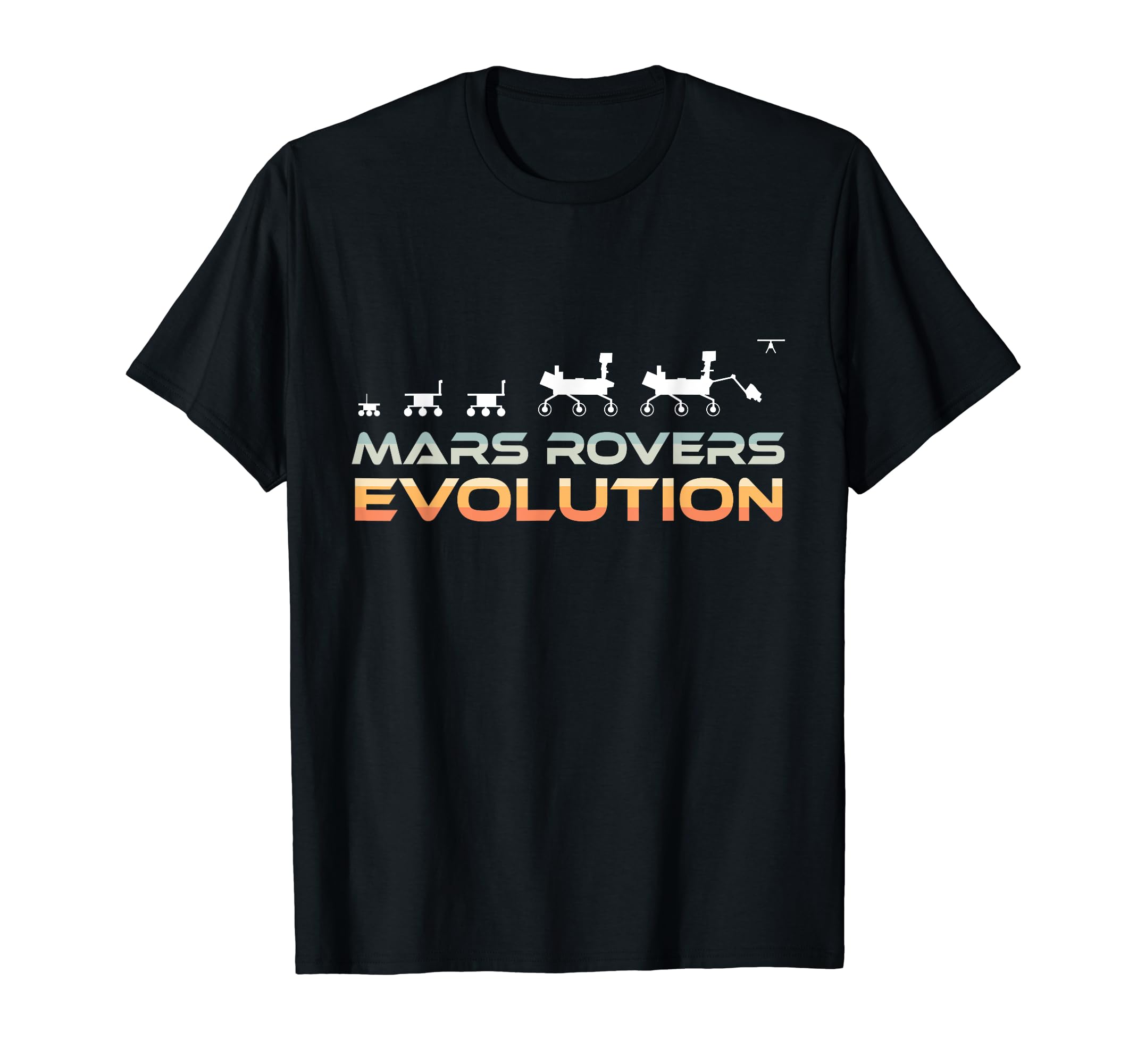 Mars EvolutionMars Perseverance Rover Dare Mighty Things Landing Timeline T-Shirt