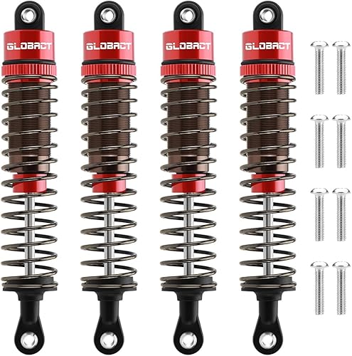 EPINON Juego de 4 amortiguadores RC ajustable para coche de oruga RC Axial SCX10 TRX4 D90 (3.740 in)