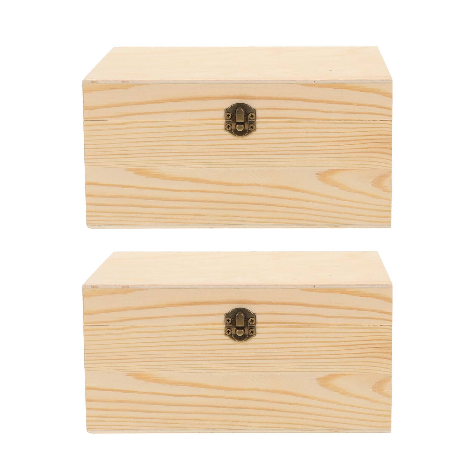 Boîte de rangement bois élégante : grand coffret pour bijoux raffinés