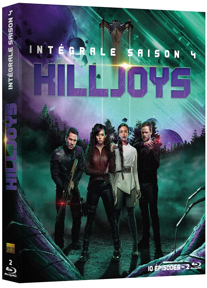 Blu-ray Killjoys Saison 4, serie completa de ciencia ficción espacial en formato físico