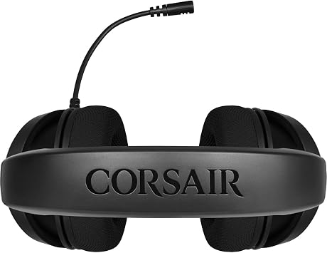Corsair HS35 Stereo Oyuncu Kulaklığı, Çıkarılabilir Mikrofon, Discord Sertifikalı, PC/Xbox One/Xbox Series X ve S/PS5 ve PS4/Nintento Switch/Mobil Telefon Uyumlu, Siyah (CA-9011195-EU)