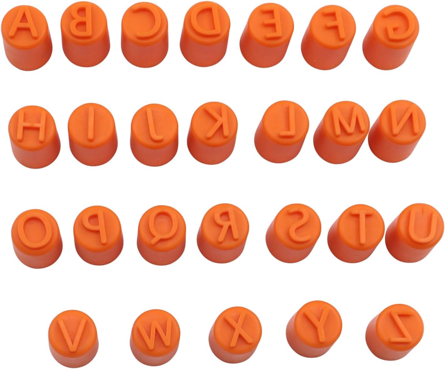 Craftplay Thimble Finger stampers | Finger Paint | Rubber stampers | Uppercase Alphabet