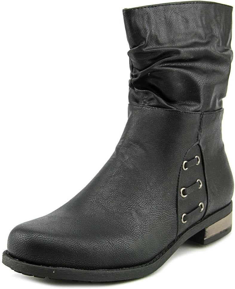 Bucco Tigger Womens Fashion Mid Shaft Boots, Black, Size 8, US