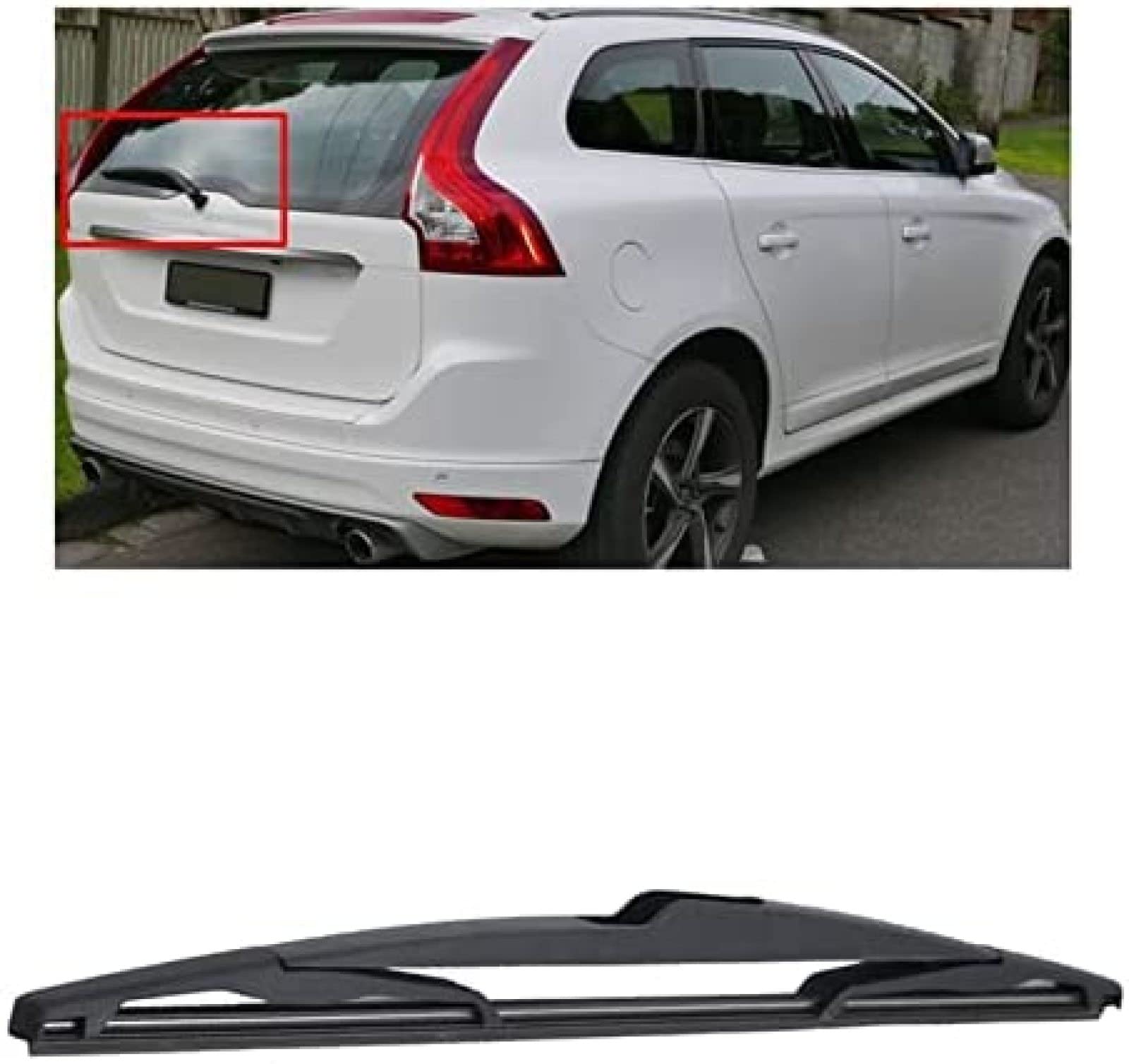 Limpiaparabrisas para Ventana de Coche, escobillas limpiaparabrisas de 26"20" 14", escobillas limpiaparabrisas Delanteras y traseras, para Volvo XC60 T6 D5 AWD 2012-2017, escobilla limpiaparabrisas