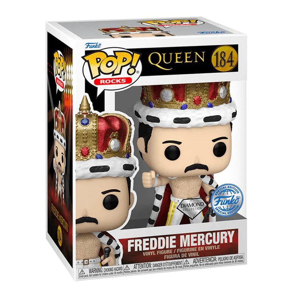 Amazon.com: Funko POP! Queen-Freddie Mercury King Diamond