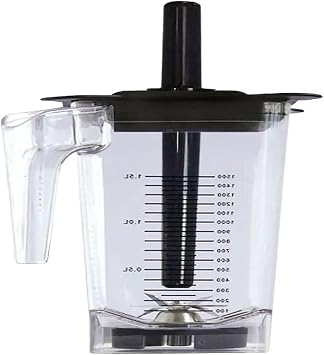 Blender Spare Parts 1.5L Square Container Jar Jug Cup Bottom With Blades Lid And Tamper, Compatible For JTC,