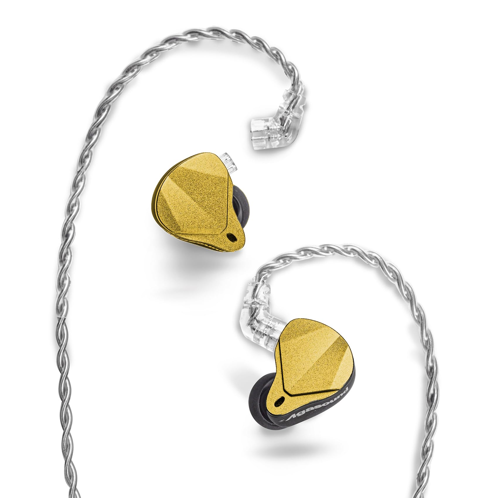 keephifi AGA ONE Audiophile IEM Earbuds, 10MM Dual Cavity Dual Magnetic DD in Ear Monitor Headphones, Stereo HiFi Bass IEM Earphones CNC Sand Blasting