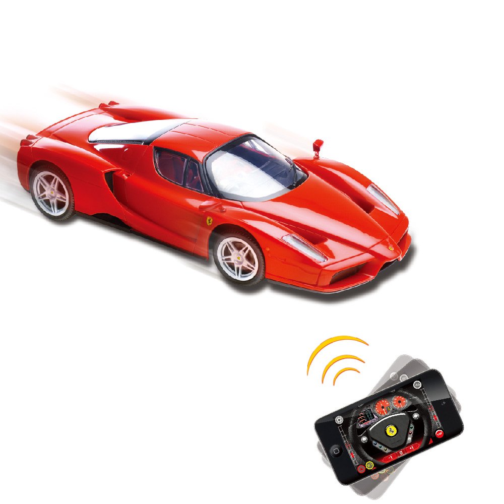 SilverLit Enzo Ferrari R/C Car controlled by an iPhone