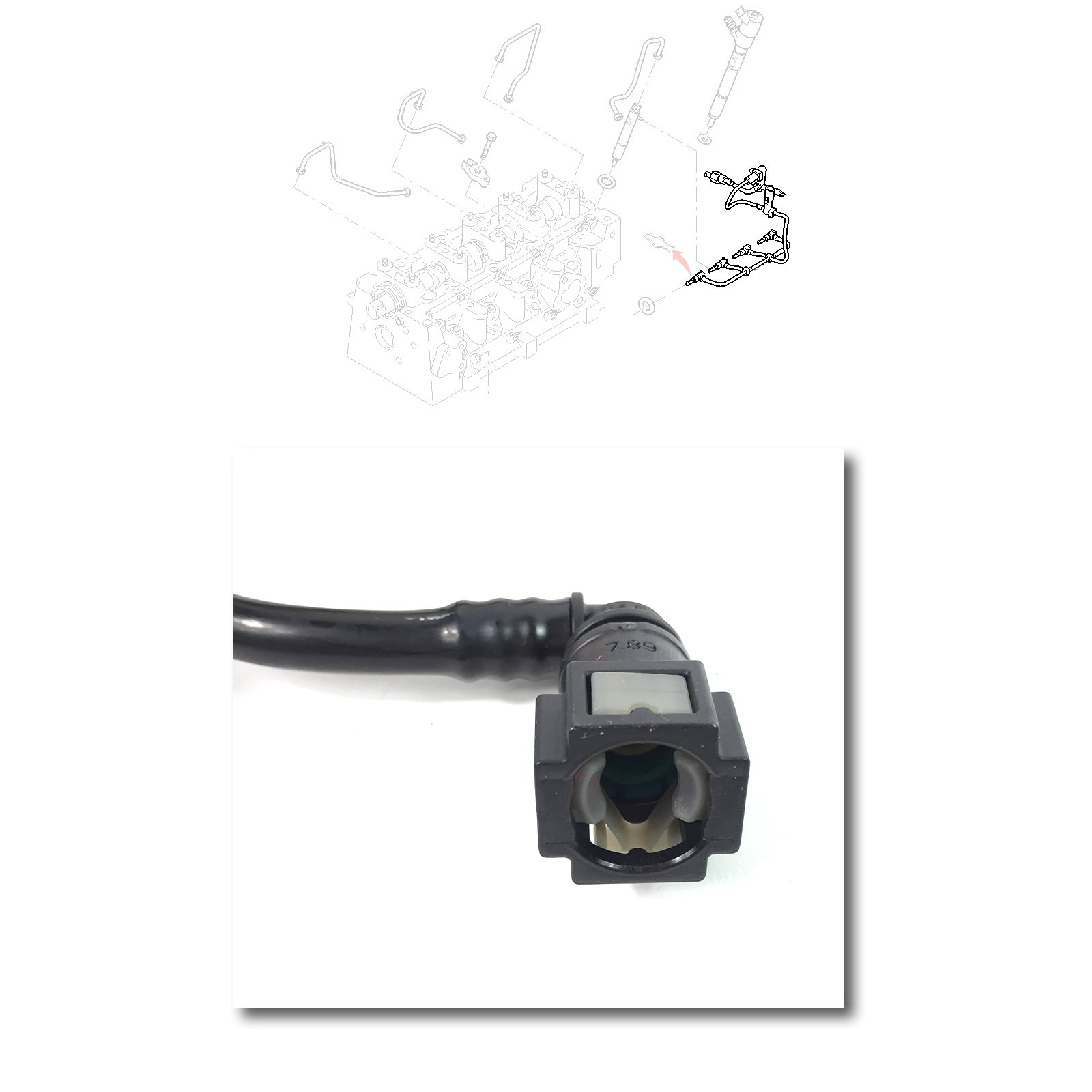 SOLARIS Sensor de Retorno de Combustible con Sensor, apto para Biodisel, Montaje en Panel, 0 - 100 ohms, Pieza de automóvil