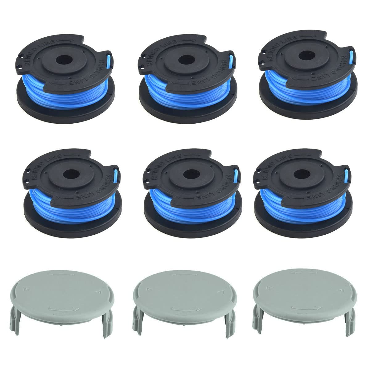 Rasentrimmerfaden Für Kärcher LTR 18-30 | 6x Ersatzspulen Kompatibel Mit 2.444-016.0