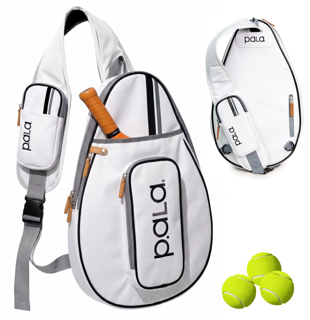 Amazon.com : P.ala Multi-Sport Crossbody Padel Bag – Fits 2 Padel