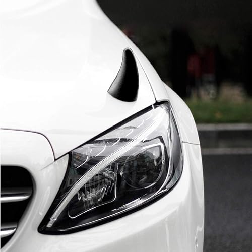 Miniatura 5 de YGMONER Calcomanías 3D de cuerno de diablo para decoración de techo de automóvil, fácil de encontrar en el estacionamiento, protector anticolisión